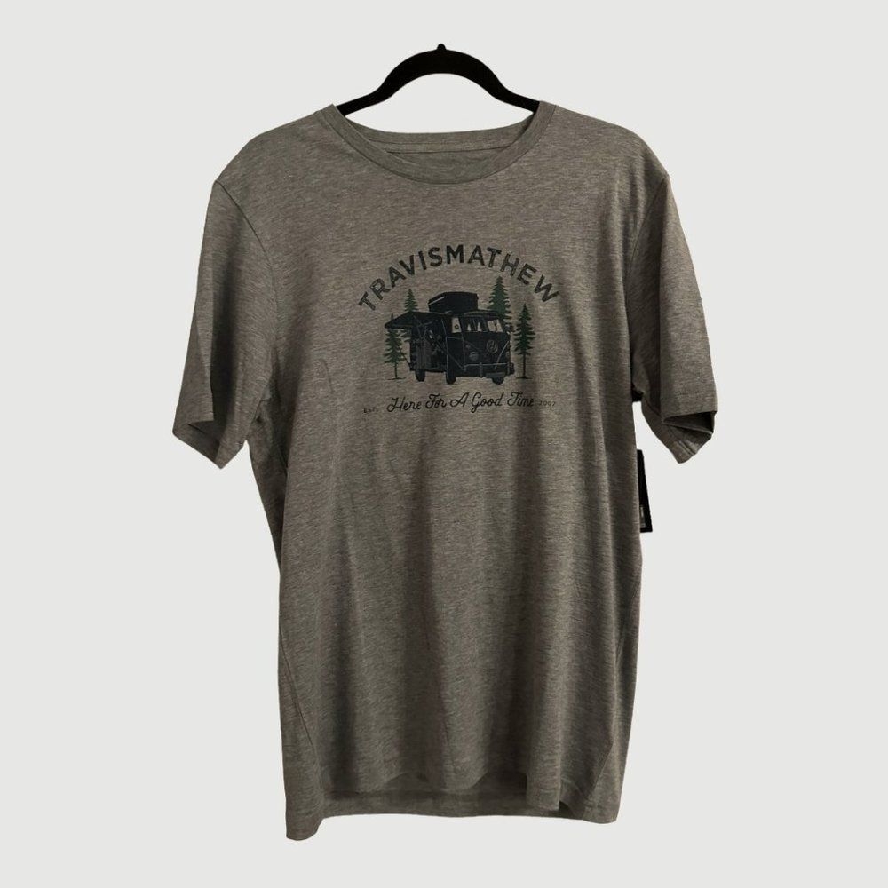 Travis Matthew x Volkswagen Coal Walk Tee (Grey)